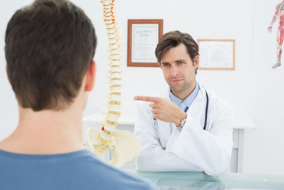 consulta cun médico para osteocondrose cervical